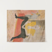 Toulouse-Lautrec - Mademoiselle Cha-u-kao Seated Wandkleed (Voorkant (horizontaal))