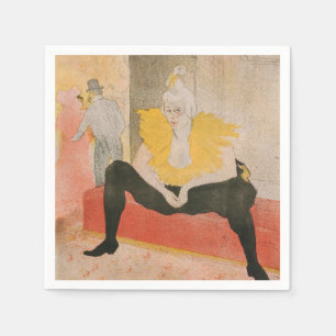 Toulouse-Lautrec - Mademoiselle Cha-u-kao Zittend Servet