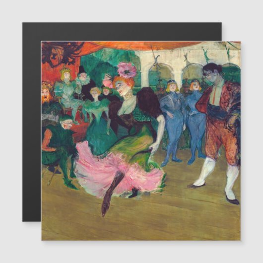 Toulouse-Lautrec - Marcelle Lender, Dansende Boler (Voorkant / Achterkant)