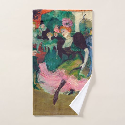 Toulouse-Lautrec - Marcelle Lender, dansende Boler Bad Handdoek (Handdoek)