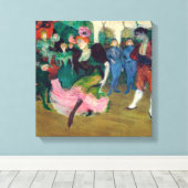 Toulouse-Lautrec - Marcelle Lender, dansende Boler Canvas Afdruk (Insitu (Houten vloer))