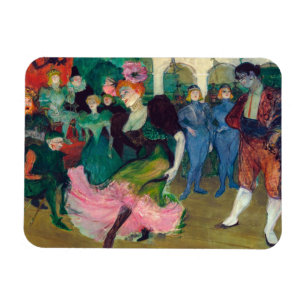 Toulouse-Lautrec - Marcelle Lender, dansende Boler Magneet