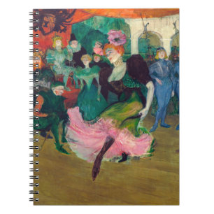 Toulouse-Lautrec - Marcelle Lender, dansende Boler Notitieboek