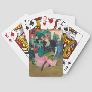 Toulouse-Lautrec - Marcelle Lender, dansende Boler Pokerkaarten