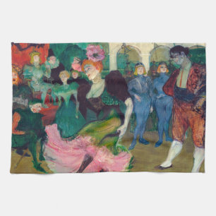 Toulouse-Lautrec - Marcelle Lender, dansende Boler Theedoek
