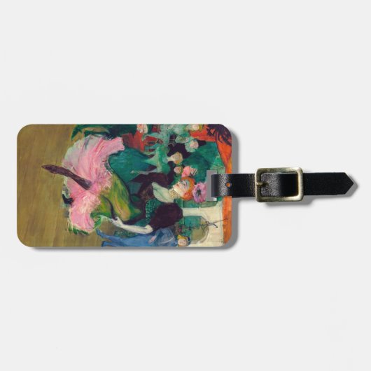 Toulouse-Lautrec - Marcelle Lender, Danser Bolero Bagagelabel (Voorkant horizontaal)