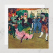Toulouse-Lautrec - Marcelle Lender, Danser Bolero Bedankkaart (Voorkant / Achterkant)