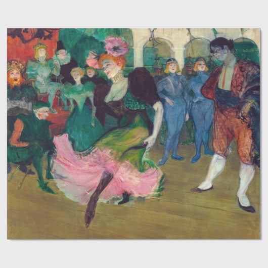 Toulouse-Lautrec - Marcelle Lender, Danser Bolero Cadeaupapier (Vlak)