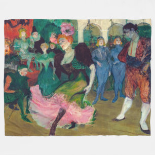 Toulouse-Lautrec - Marcelle Lender, Danser Bolero Fleece Deken
