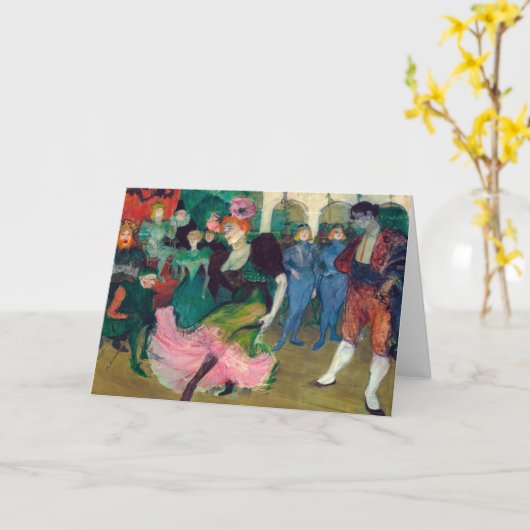 Toulouse-Lautrec - Marcelle Lender, Danser Bolero Kaart (Gele Bloem)