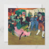 Toulouse-Lautrec - Marcelle Lender, Danser Bolero Kaart (Voorkant)