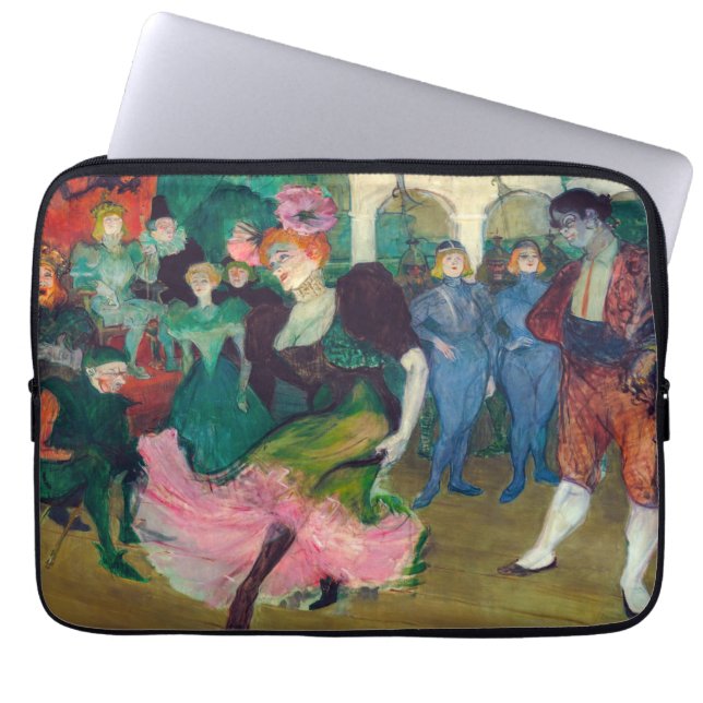 Toulouse-Lautrec - Marcelle Lender, Danser Bolero Laptop Sleeve (Voorkant)