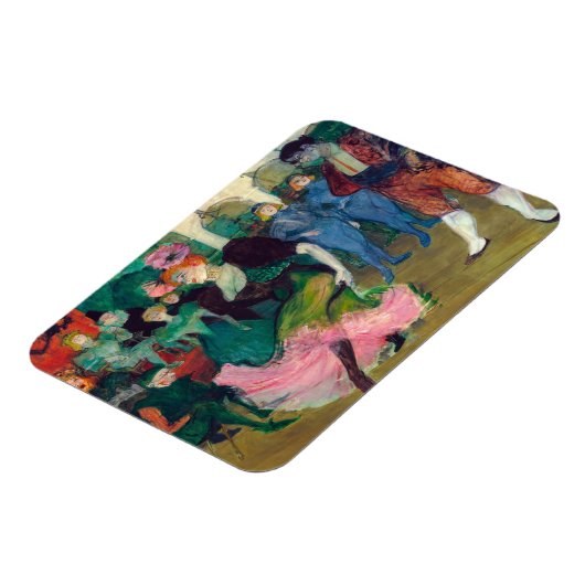 Toulouse-Lautrec - Marcelle Lender, Danser Bolero Magneet (Linkerzijde)