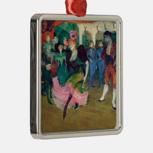 Toulouse-Lautrec - Marcelle Lender, Danser Bolero Metalen Ornament (Rechts)