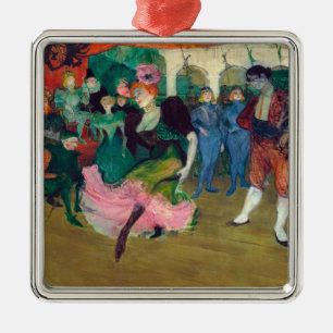 Toulouse-Lautrec - Marcelle Lender, Danser Bolero Metalen Ornament
