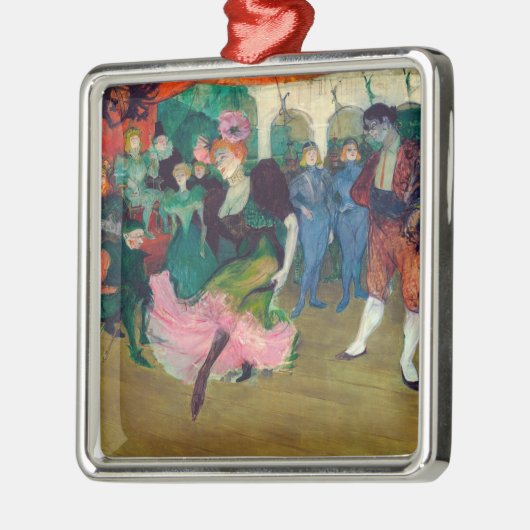 Toulouse-Lautrec - Marcelle Lender, Danser Bolero Metalen Ornament (Links)