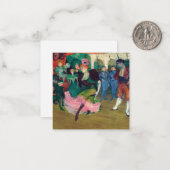 Toulouse-Lautrec - Marcelle Lender, Danser Bolero Notitiekaartje (Voorkant / Achterkant in situ)