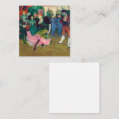 Toulouse-Lautrec - Marcelle Lender, Danser Bolero Notitiekaartje (Voorkant / Achterkant)