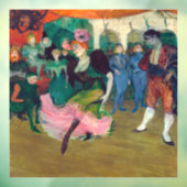 Toulouse-Lautrec - Marcelle Lender, Danser Bolero Raamsticker (Vel 3)