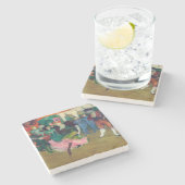 Toulouse-Lautrec - Marcelle Lender, Danser Bolero Stenen Onderzetter (Zijkant)