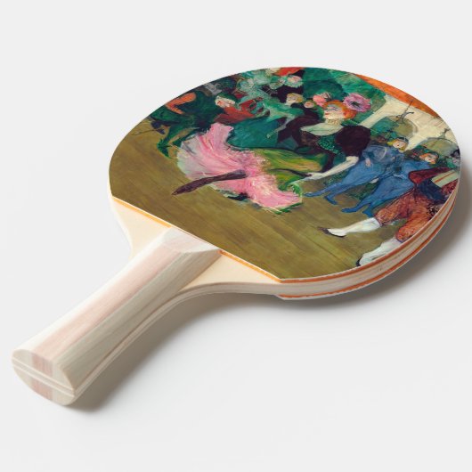 Toulouse-Lautrec - Marcelle Lender, Danser Bolero Tafeltennisbatje (Voorkant Gekanteld)
