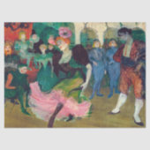 Toulouse-Lautrec - Marcelle Lender, Danser Bolero Tissuepapier (Voorkant)