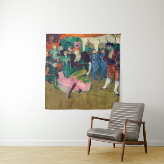 Toulouse-Lautrec - Marcelle Lender, Danser Bolero Wandkleed (In situ)