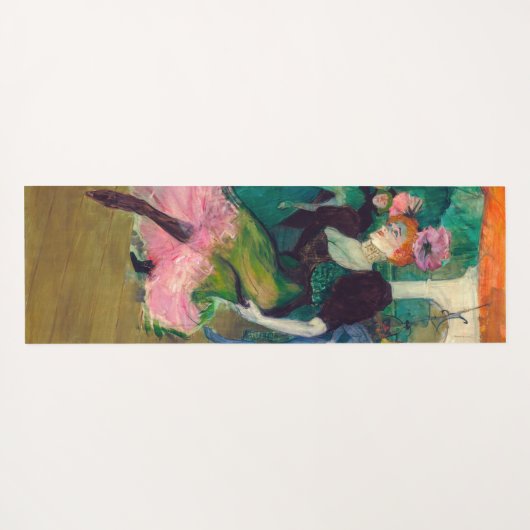 Toulouse-Lautrec - Marcelle Lender, Danser Bolero Yogamat (Achterkant (horizontaal))