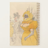Toulouse-Lautrec, Masquerade Ball, gepersonaliseer Planner (Achterkant)