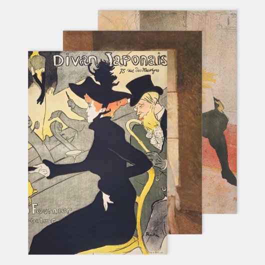 Toulouse-Lautrec - Masterstuks-selectie Inpakpapier Vel
