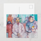 Toulouse-Lautrec, mevrouw, meneer en de hond Briefkaart (Voorkant / Achterkant)