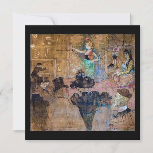 Toulouse-Lautrec - Moorish Dance / The Almehs Kaart (Voorkant)