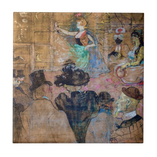 Toulouse-Lautrec - Moorish Dance / The Almehs Tegeltje (Voorkant)