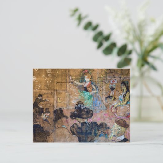 Toulouse-Lautrec - Moorse Dans / De Almehs Briefkaart (Staand voorkant)