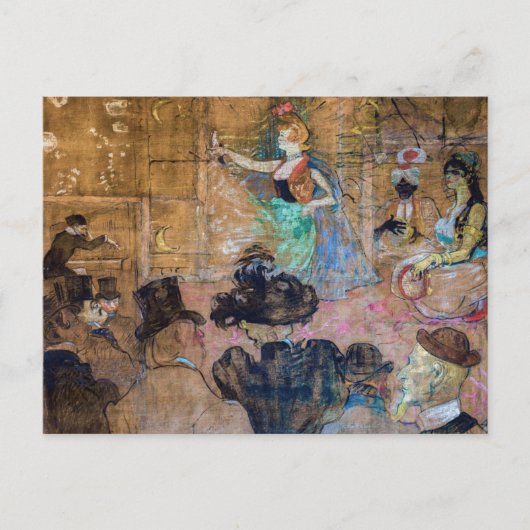 Toulouse-Lautrec - Moorse Dans / De Almehs Briefkaart (Voorkant)