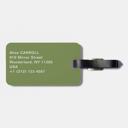 Toulouse-Lautrec - Op de Rouge, de Dance Bagagelabel (Achterkant horizontaal)