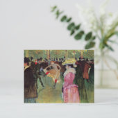Toulouse-Lautrec, op de Rouge, de Dance Briefkaart (Staand voorkant)