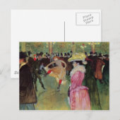 Toulouse-Lautrec, op de Rouge, de Dance Briefkaart (Voorkant / Achterkant)