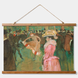Toulouse-Lautrec - Op de Rouge, de Dance Hangend Wandkleed