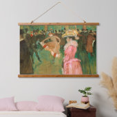 Toulouse-Lautrec - Op de Rouge, de Dance Hangend Wandkleed (Slaapkamer)