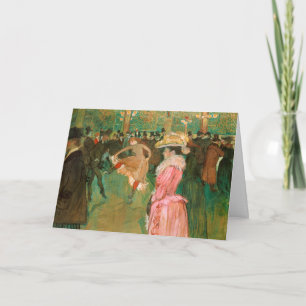 Toulouse-Lautrec - Op de Rouge, de Dance Kaart