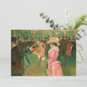 Toulouse-Lautrec - Op de Rouge, de Dance Kaart (Staand voorkant)