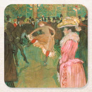 Toulouse-Lautrec - Op de Rouge, de Dance Kartonnen Onderzetters