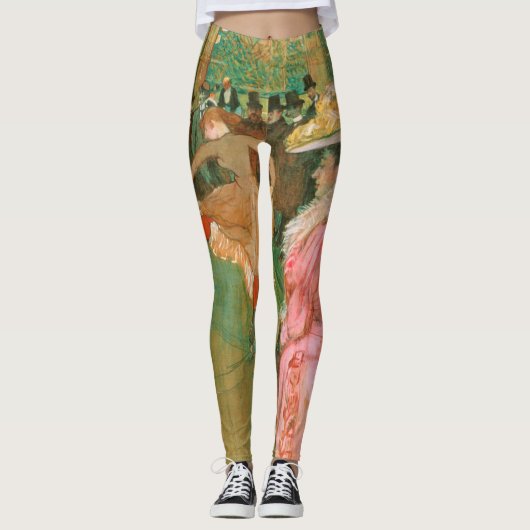 Toulouse-Lautrec - Op de Rouge, de Dance Leggings (Voorkant)