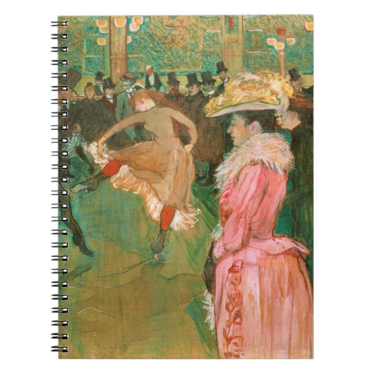 Toulouse-Lautrec - Op de Rouge, de Dance Notitieboek (Voorkant)