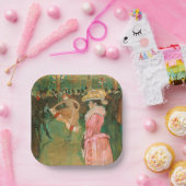 Toulouse-Lautrec - Op de Rouge, de Dance Papieren Bordje (Feest)