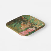 Toulouse-Lautrec - Op de Rouge, de Dance Papieren Bordje (Gebogen)