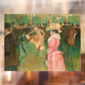 Toulouse-Lautrec - Op de Rouge, de Dance Raamsticker (Vel 2)