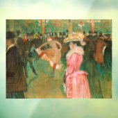 Toulouse-Lautrec - Op de Rouge, de Dance Raamsticker (Vel 3)