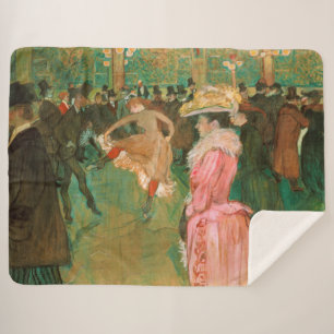 Toulouse-Lautrec - Op de Rouge, de Dance Sherpa Deken
